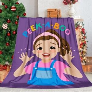 Peek-A-Boo Throw Blanket